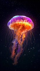 Wall Mural - jelly fish in aquarium