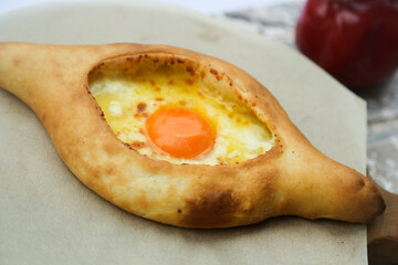 Poster - Traditional cheese pie with egg