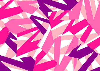 Poster - abstract background with overlapping colorful geometric line pattern