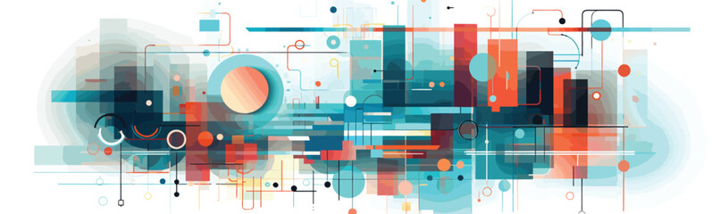 Wall Mural - digital data and big tech imagery vector simple 3d isolated illustration