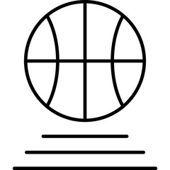 Sticker - Basketball Icon