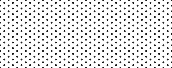 Wall Mural - polka dot seamless pattern background. black and white dot texture. vector illustration