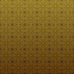 Wall Mural - Background with decorative traditional floral ornament