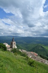 Wall Mural - The village of Cairano, Italy.