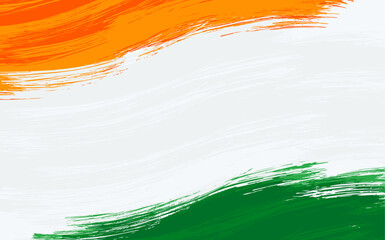 indian flag background, abstract, wallpaper, art with indian flag brush strokes for indian independe