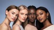 © Salsabila Ariadina - A diverse group of beautiful women with natural beauty and glowing smooth skin