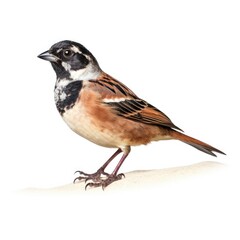 Wall Mural - Bells sparrow bird isolated on white. Generative AI