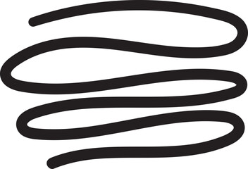 Poster - hand drawn design elements. vector sketch pen or brushe simple symbol.