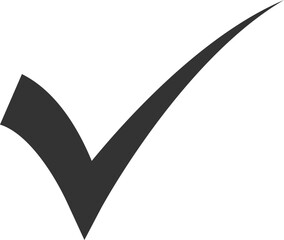 Poster - Check mark icon vector symbol design element.