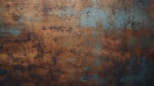 Old Grunge Copper Bronze Rusty Texture