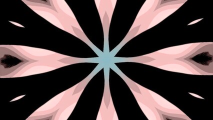 Poster - Moving shimmering pattern with musical pulse. Design. Lines in pattern with flashing pulsations on black background. Musical animation for club with moving lines
