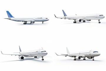 Aufkleber - airbus set isolated on white background.