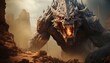 © ulugbek - dragon in the desert, Generative AI