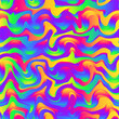 Rainbow wavy lines seamless pattern