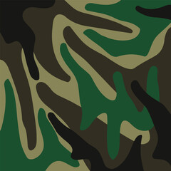 Wall Mural - camouflage design for jungle combat ready for your print cloth