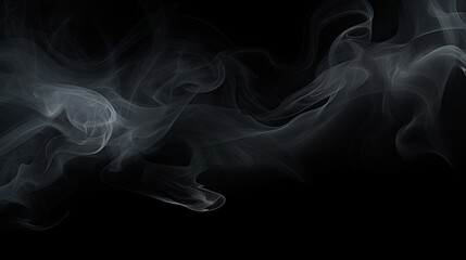 smoke on black background