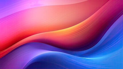 Wall Mural - abstract colorful background with waves