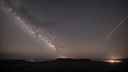 Wall Mural - A Long Line Of Stars