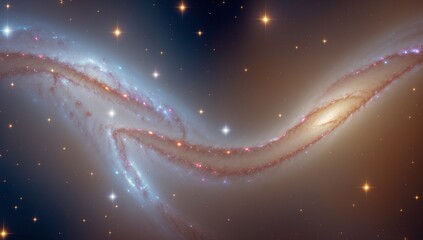 Wall Mural - A Very Large Spiral Galaxy