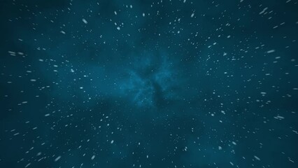 Wall Mural - 4K 3D Animation of flying through glowing nebulae and stars Space travel through a cluster of stars and Milky Way galaxy. nebulae, clouds and stars. Nebula Infinite Universe Galaxy,