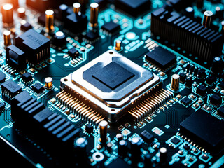 Cloud computing artificial intelligence cpu circuit board data modernization transformation, technology