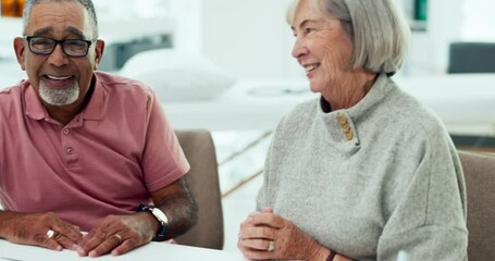 Wall Mural - Shaking hands, meeting and senior couple with lawyer in the office for retirement planning. Discussion, handshake and elderly man and woman speaking to legal consultant for pension fund in workplace.