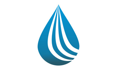 Poster - icon water drop vector logo