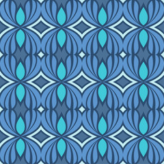 Poster - abstract blue pastel colors pattern. water drop background. dripping background image.blue lotus petal pattern. Gradient drop pattern vector. wrapping paper illustration. wallpaper pattern.