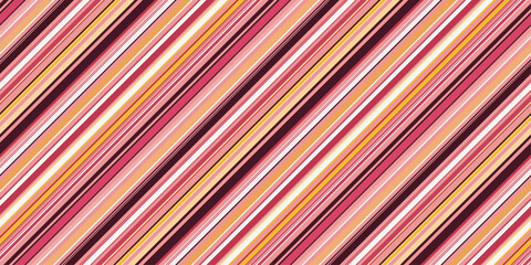 Fototapete - Diagonal pink cute stripes. For printing on pillows, notebooks, cups, interiors, packaging, clothes. Vector. Seamless.