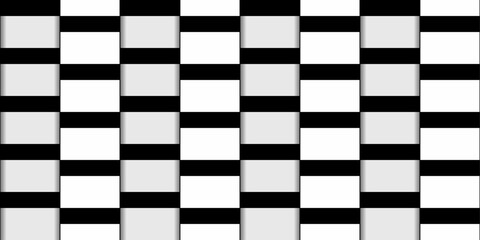 Fototapete - Checkerboard optical pattern of rectangles. For printing on pillows, notebooks, cups, interiors, packaging, clothes.