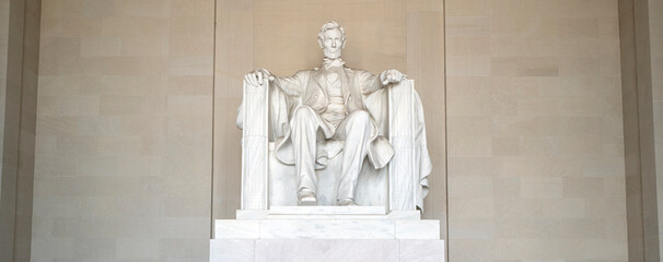 Wall Mural - Abraham Lincoln memorial, Washington