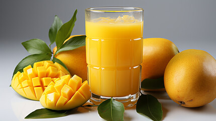 Sticker - Sweet and fresh mango smoothie