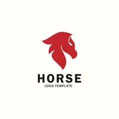 Wall Mural - Horse logo template vector concept