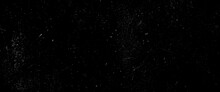 White Dust And Scratches On A Black Background, Dust And Scratches Design, Aged Photo Editor Layer, Black Grunge Abstract Background, White Dust And Scratches On A Black Background.
