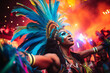 carnival party in brazil ai generative art