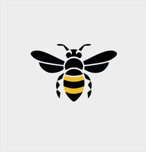 Bee, Wasp Icon Vector, Filled Flat Sign, Symbol, Logo Illustration