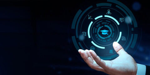 Education Distance E-learning Personal development concept