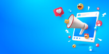 Social Media Banner Marketing Seo Illustration