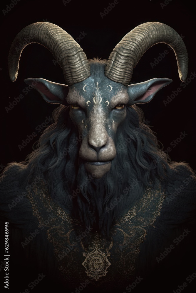stock-generative-ai-illustration-of-baphomet-satanic-goat