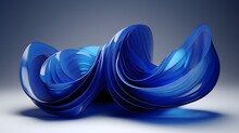 3d Background Object Blue Element Shape Background Blue Design Illustration
