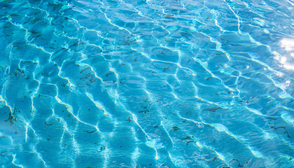  Blue seawater and pool water texture