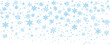 © Naron Purba - Winter blue snowflakes vector background. Christmas background
