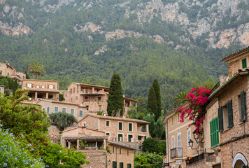 the picturesque Spanish-style village of Deia in Mallorca