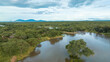 Aerial view of Nyerere national Park in Tanzania