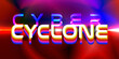 © endemiq - Old School 80s cyber cyclone retro futuristic shiny metallic editable text effect