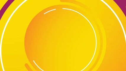 Poster - Animation of loading circles against purple background