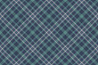 Tartan seamless vector of textile fabric pattern with a background check plaid texture.
