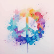 Watercolor Peace Sign_01_2