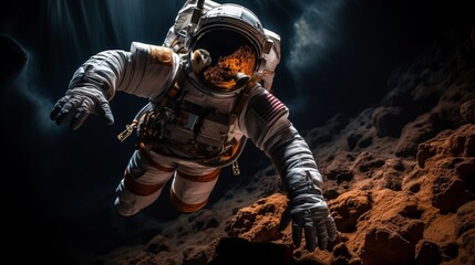 astronaut in space