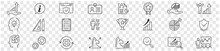Assessment Line Icons Vector Collection